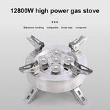 Often Accessories Often High Power Wind Resist 5 Heads Steel ButaneGas Fire Stove 12800W