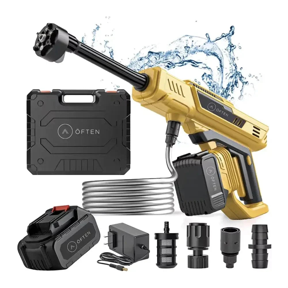 Often Accessories Often Komodo Portable Cordless Pressure Car Washer Gun LCD