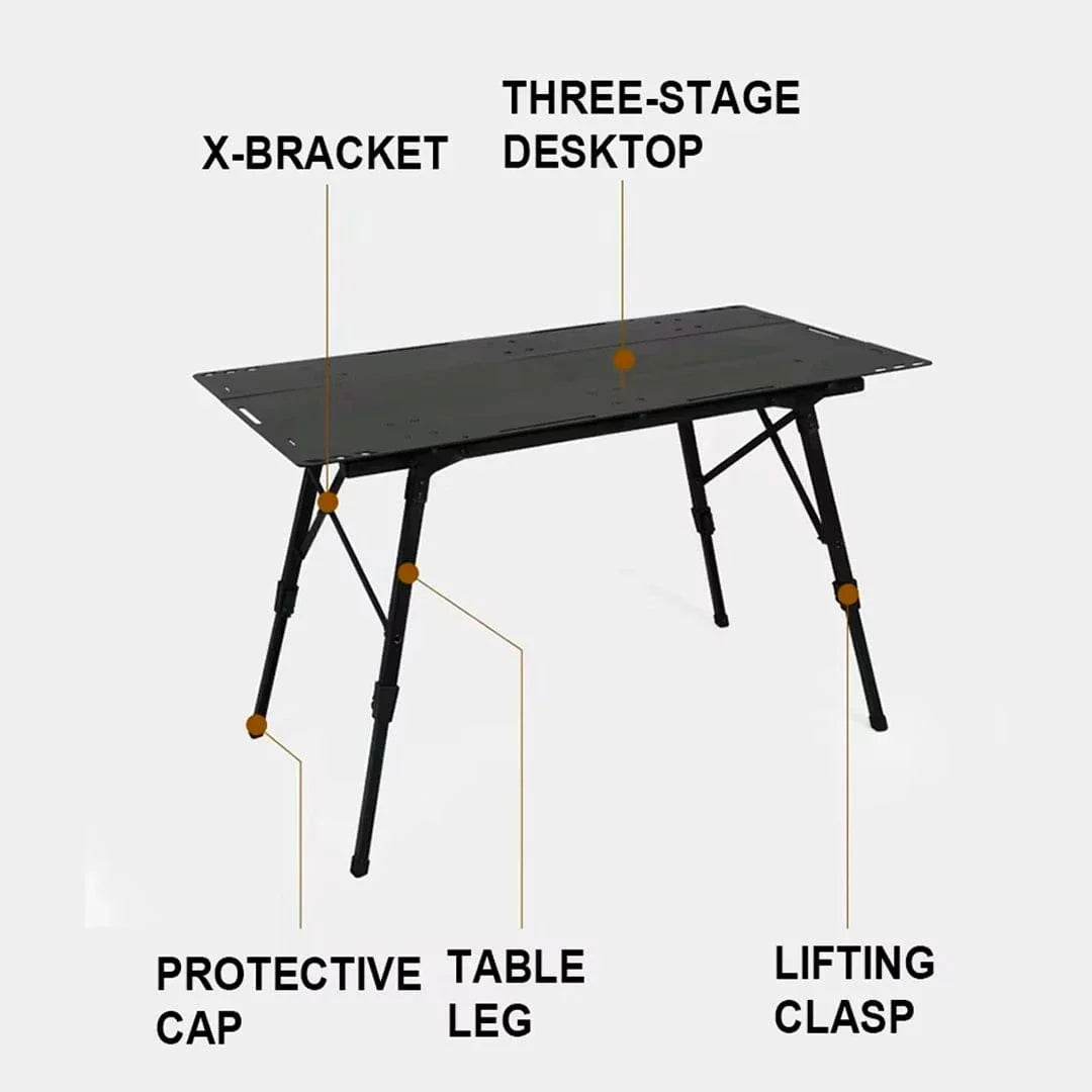 Often Accessories Often Mission Tactical Adjustable Aluminum Table