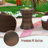 Often Accessories Often Multifunctional Deluxe Pop-up Rattan Cooler Adjustable Bar Table