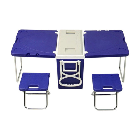 Often Accessories Often Multifunctional Portable Cart Wing Cooler With Folding Table and Chairs