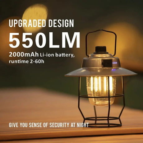 Often Accessories Often Outdoor USB Rechargeable Power Bank Smart Dimmer Retro Lamp (Large Size)