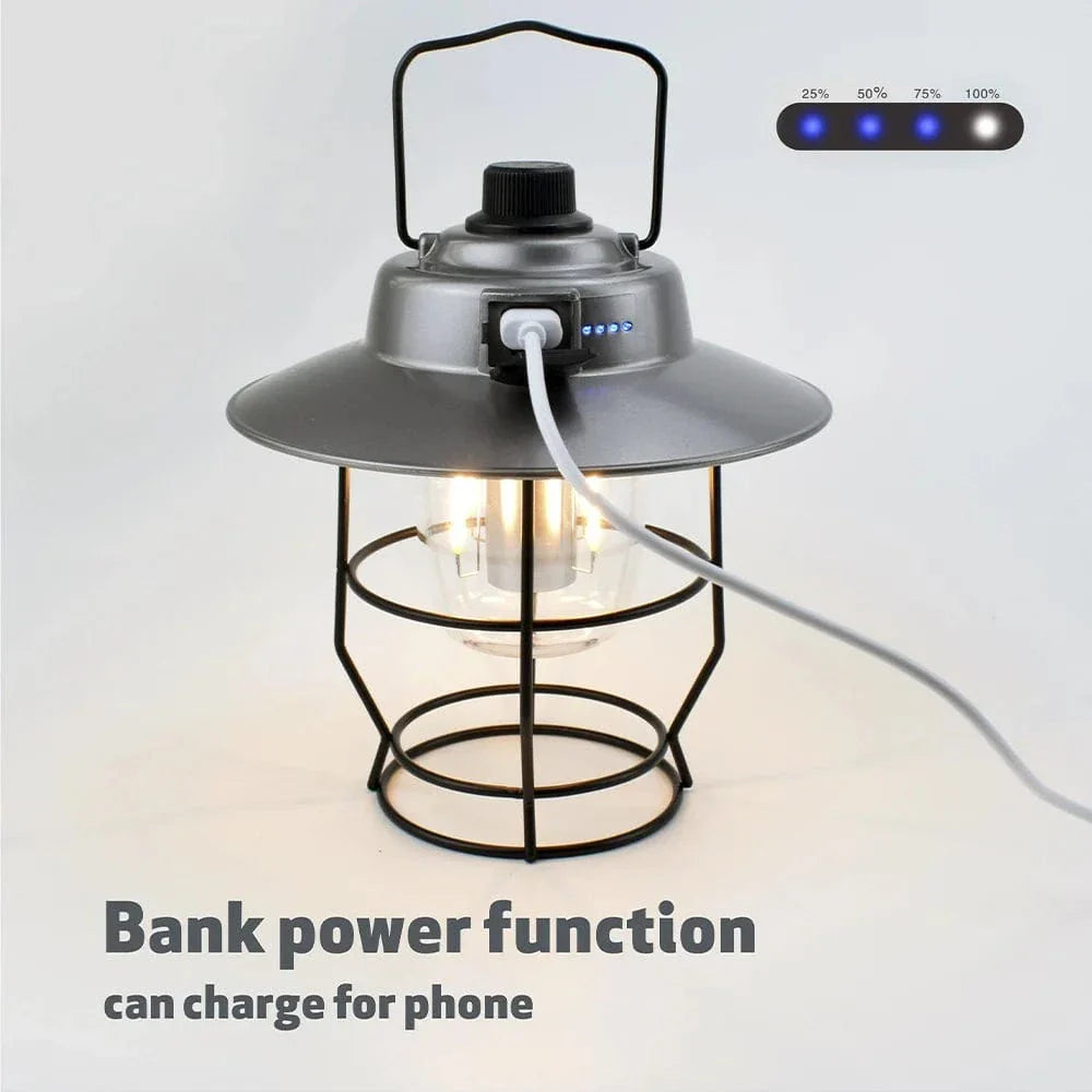 Often Accessories Often Outdoor USB Rechargeable Power Bank Smart Dimmer Retro Lamp (Large Size)