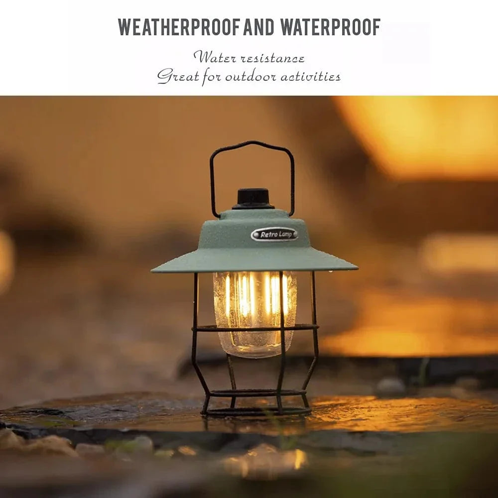 Often Accessories Often Outdoor USB Rechargeable Power Bank Smart Dimmer Retro Lamp (Large Size)