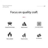 Often Accessories Often Portable Deluxe Double Burner Stove Iron Grill