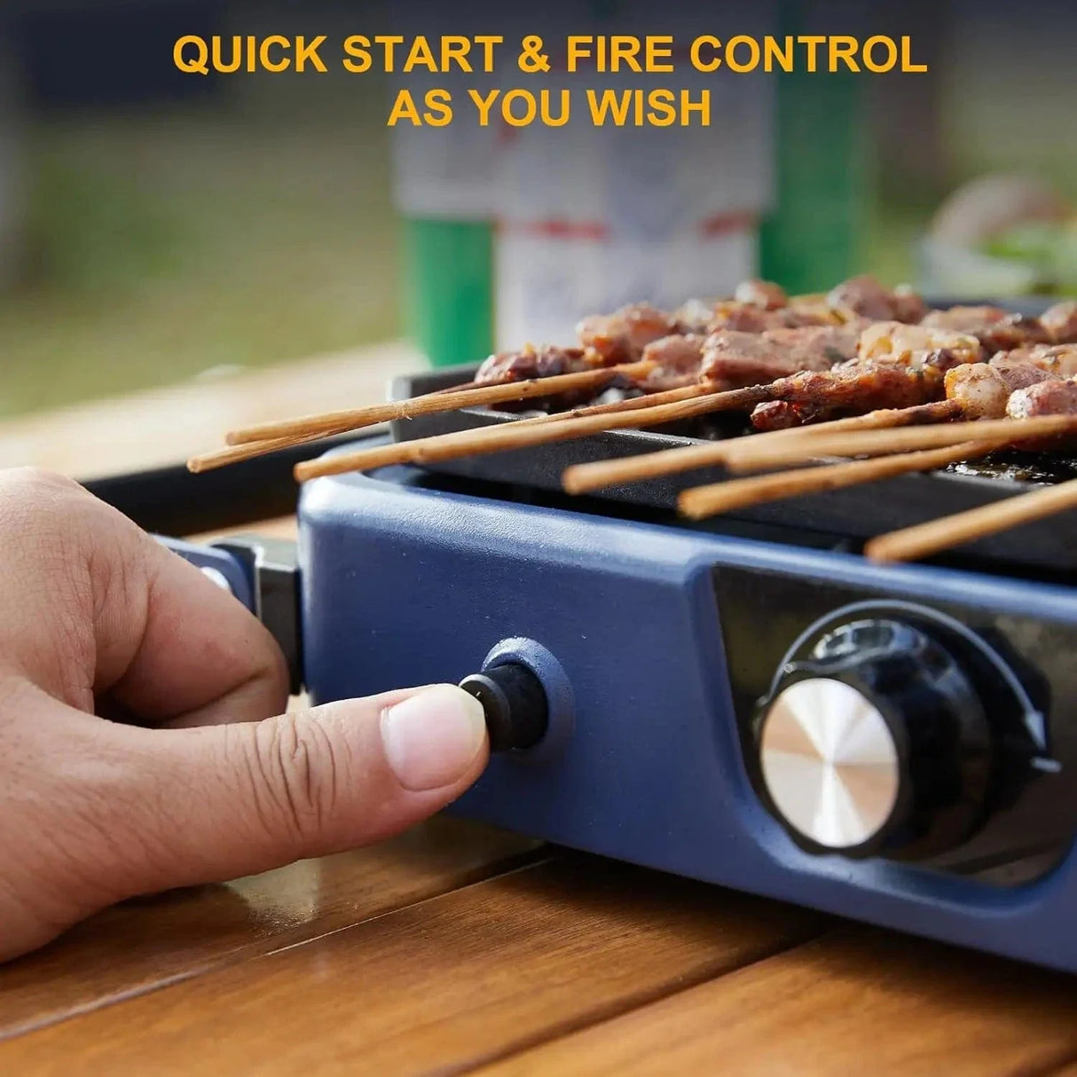 Often Accessories Often Portable Deluxe Double Burner Stove Iron Grill