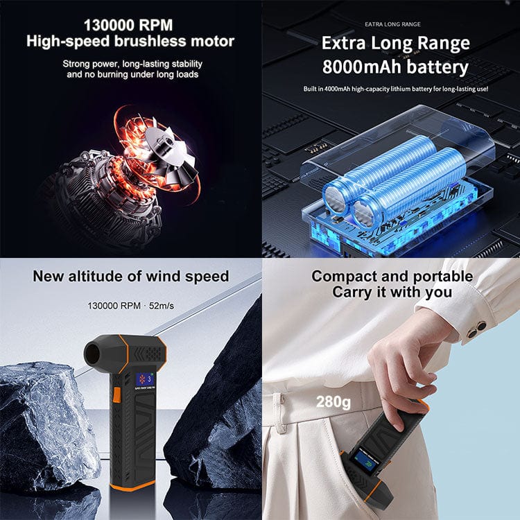 Often Accessories Often Twister Wireless Turbo Mini Fan Blower