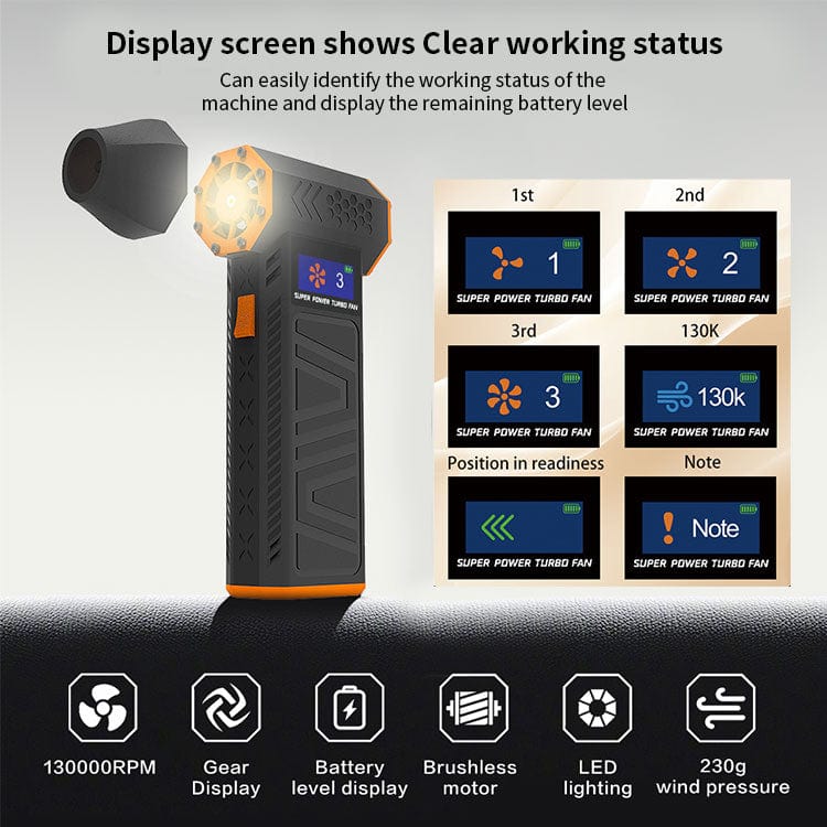 Often Accessories Often Twister Wireless Turbo Mini Fan Blower