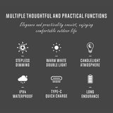 Often Accessories Often USB Rechargeable Portable Retro LED Lamp (Small Size)