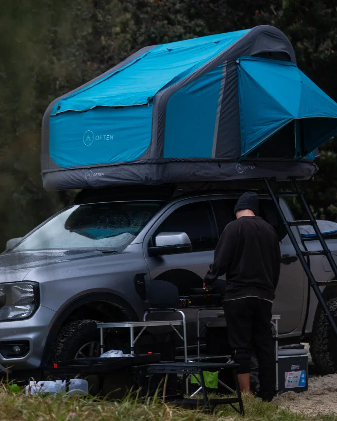 Often Tent blue Often Amphibious Inflatable Rooftop Tent